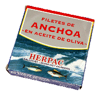 Anchovies, Herpac, Spanish, In Olive Oil, 550 Gm 2679