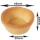 Gluten Free Neutral Pastry Shell 45mm