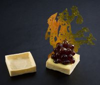 538 La Rose Noire - Vanilla Small Square Tart Shell  96 per box
