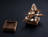 558 La Rose Noire - Chocolate Small Square Tart Shells   96 per box