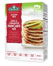 Mixes Apple & Cinnamon Pancake Mix 375 gm gluten free