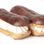 GLUTEN FREE Chocolate Eclairs Pre Portioned Cakes (yf, ff, sf)