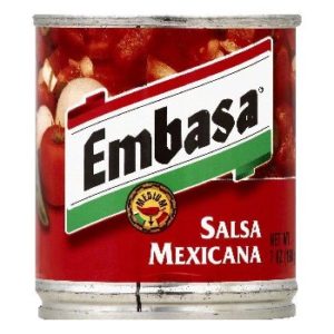 Mexican salsa, red 12 x 198gm