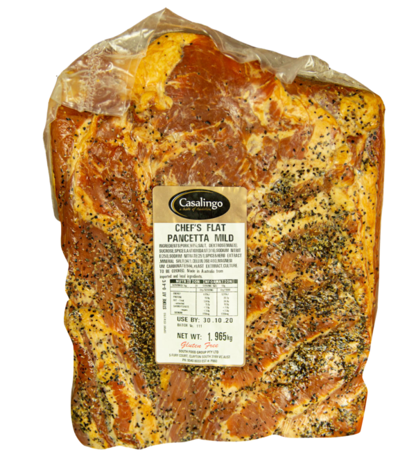 Smallgoods - Casalingo  - Cured Cooked Chef's Flat Pancetta Mild RW