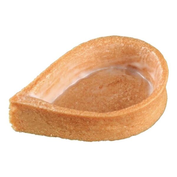 Vanilla Tear Drop Mini Tart Shell 60mm x 34mm 196 per box