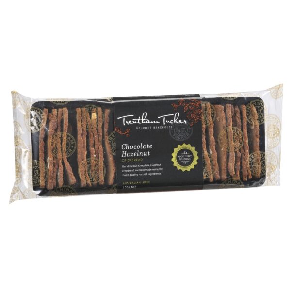 Crispbread Trentham Tucker Chocolate Hazelnut 12 x 150 gm