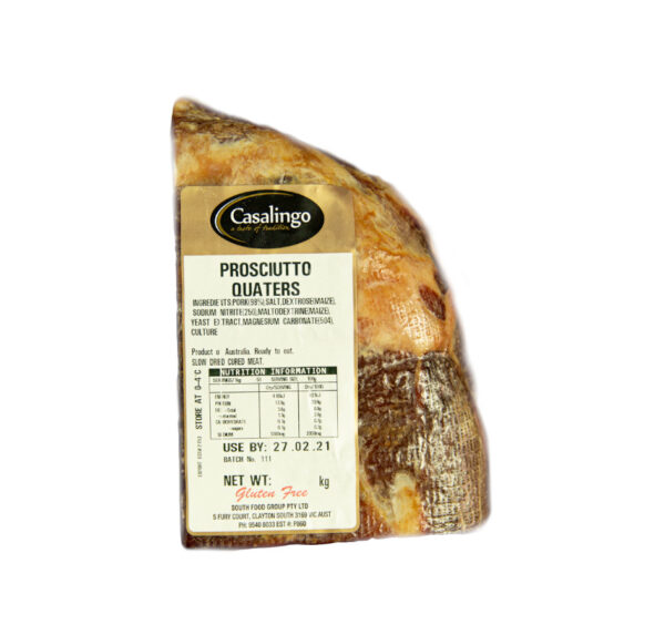 Smallgoods - Casalingo  - Slow Cured Prosciutto Halves RW