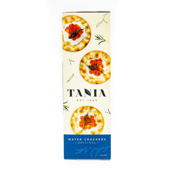 Water Crackers Tania Pepper, 24 x 125g